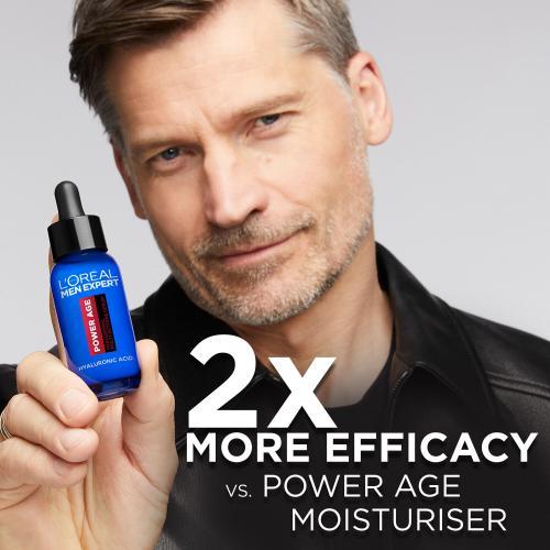 Actual product image L'Oréal Paris Men Expert Power Age Hyaluronic Multi-Action Serum (30 ml)