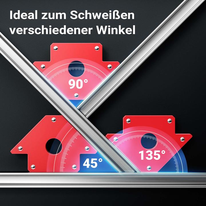 Produktbild Wiltec Schweissmagnet 11kg Schweisswinkel 120x80x15mm Magnetwinkel Schweisszubehör