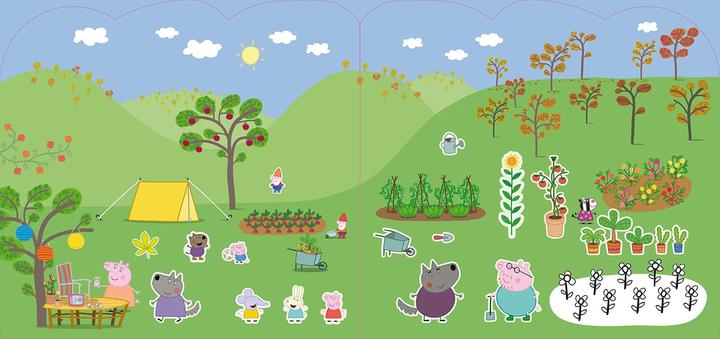 Actual product image Peppa Wutz stickers painting design