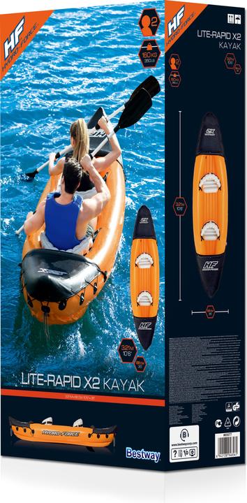 Actual product image Bestway Hydro-Force Lite-Rapid X2 (2 pers.)