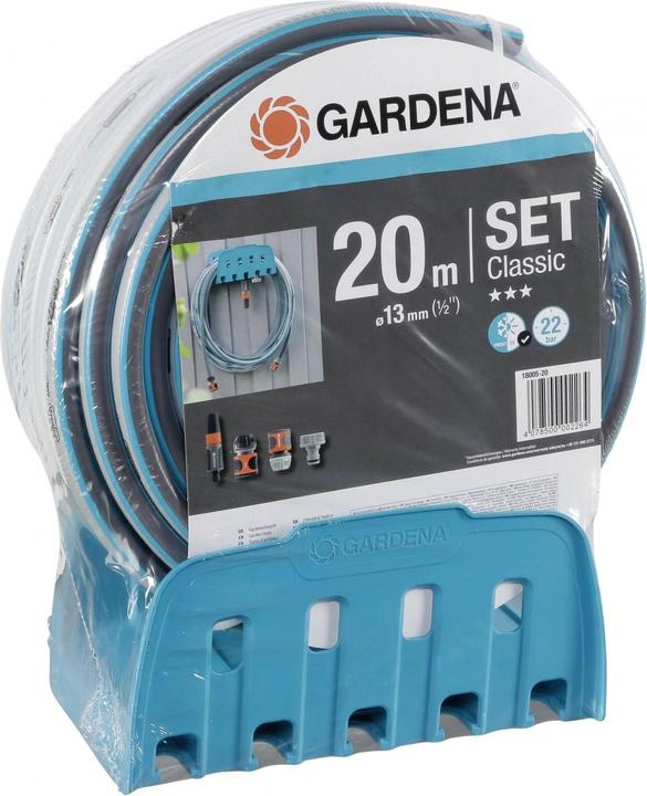 Produktbild Gardena Schlauch mit Wandschlauchhalter (20 m, 12.70 mm)