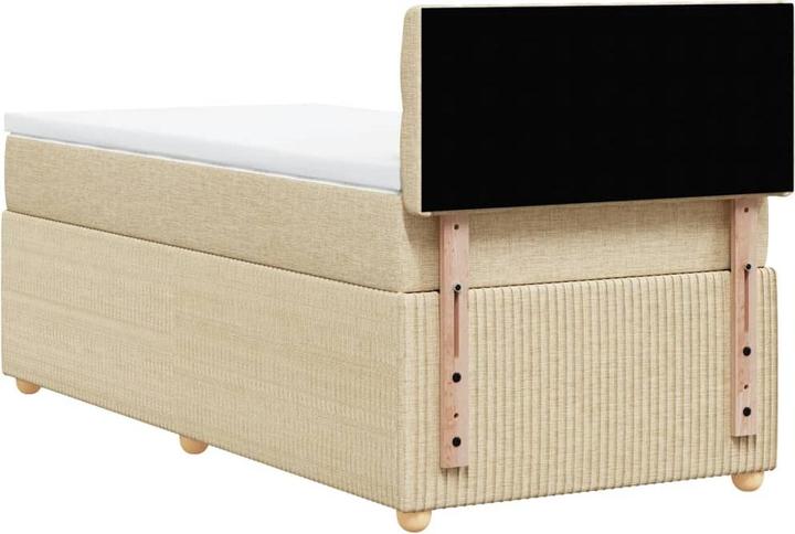 Actual product image VidaXL Bo x spring bed with mattress 160 x 200 cm fabric (160 x 200 cm, 160 x 200 cm)