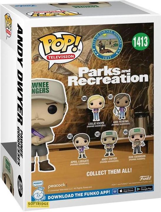 Produktbild Funko Parks and Recreation POP! TV Vinyl Figur Andy w/Sash 9 cm