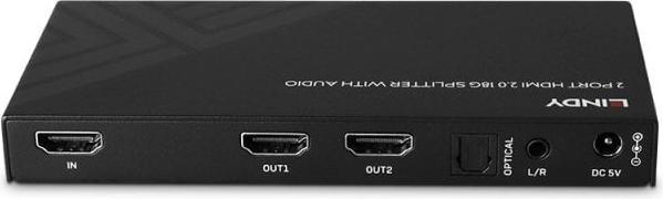 Produktbild Lindy 2 Port HDMI 8K60 Splitter