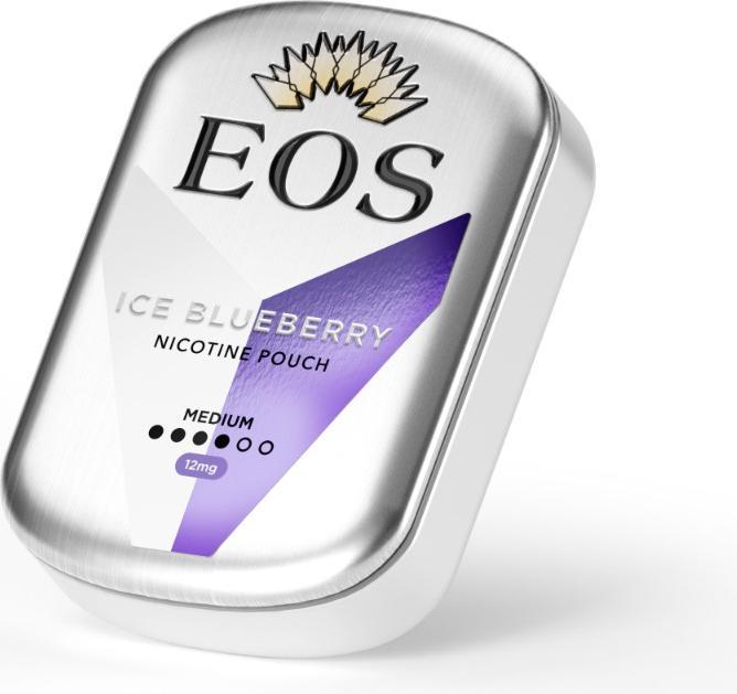 Immagine prodotto Empire of Snus EOS - Tutto bianco medio - Mirtillo (Sacchetti di nicotina, 12 mg)