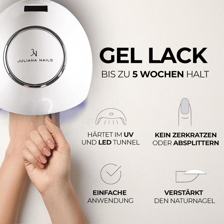Produktbild Juliana Nails Gel Lack Silent Snowfall (Silent Snowfall, UV-Gel Lack)