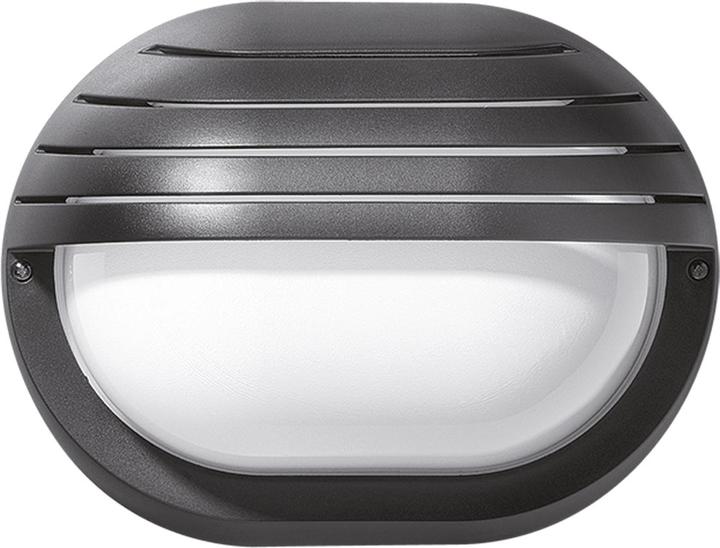 Produktbild PiL Prisma 300275 Wandleuchte IP44 A 1 x 60W E27, schwarz (E27, IP44)