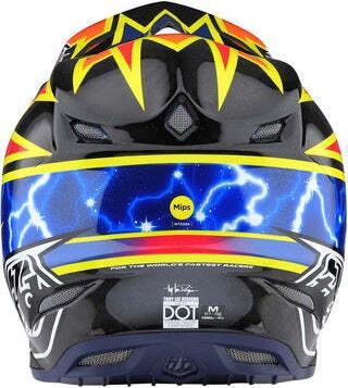 Actual product image Troy Lee Designs SE5 ECE Carbon MIPS Helmet, Lightning, black (61 cm)