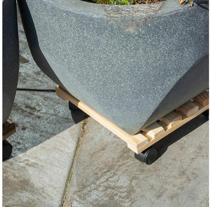 Actual product image Esschert Design Square scooter coaster L Nature/black
