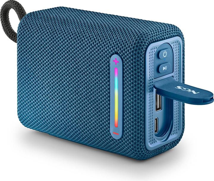 Actual product image NGS Enceinte Nomade Bluetooth Roller Furia 1 (Bleu) (9 h, Rechargeable battery operated)