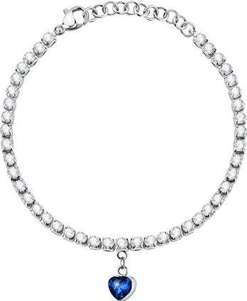 Image du produit La Petite Story Charmant bracelet en acier avec des cristaux d'amour LPS05ASD27 (L) (16 cm, Acier inoxydable)
