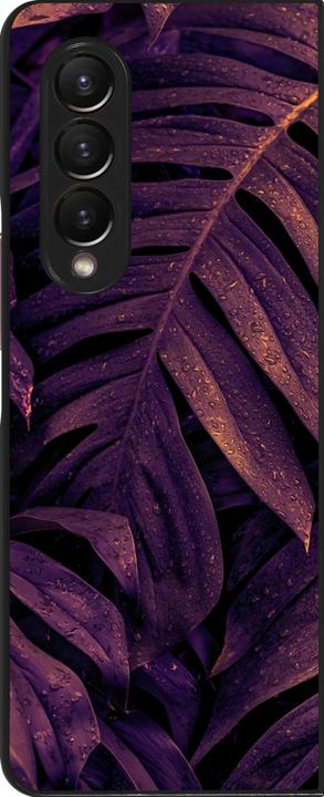 Actual product image PhoneLook Purple Light Leaves Cover (Samsung Galaxy Z Fold3)