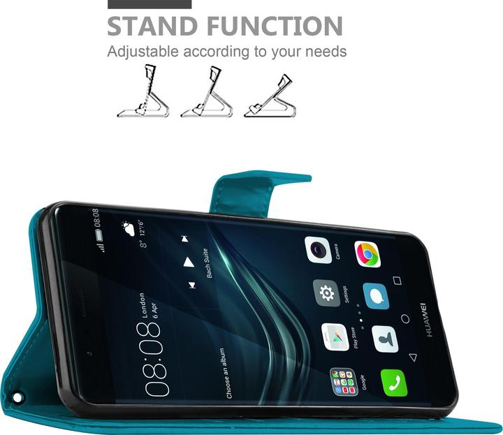Actual product image Cadorabo Flower Book Cover (Huawei P9 Plus)