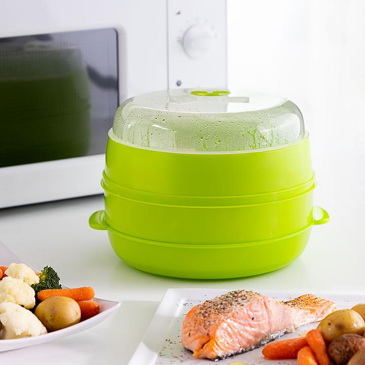 Actual product image InnovaGoods Mikrowellen-Dampfgarer