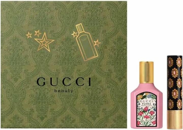 Immagine prodotto Gucci Flora Gorgeous Gardenia Eau de Parfum e Set di rossetti brillanti 30ml/18g