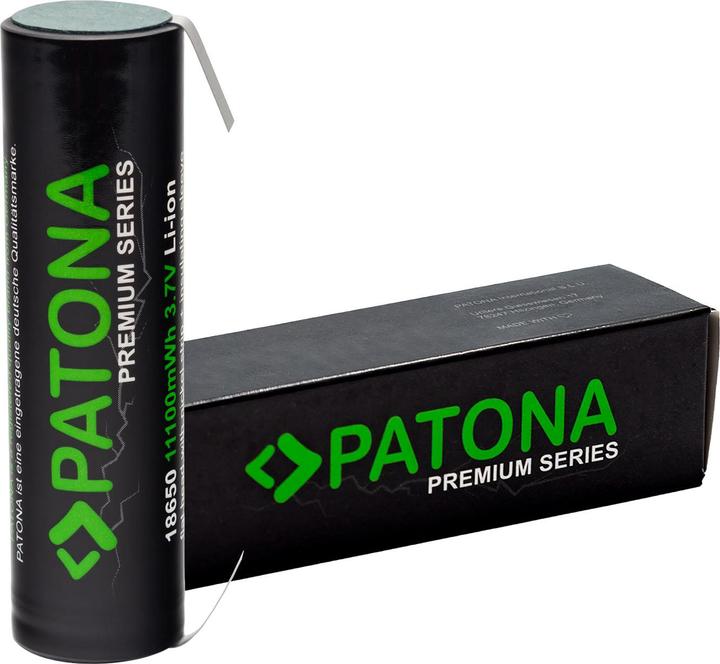 Immagine prodotto Patona Batteria premium 18650 al nichel (18650, 3000 mAh)