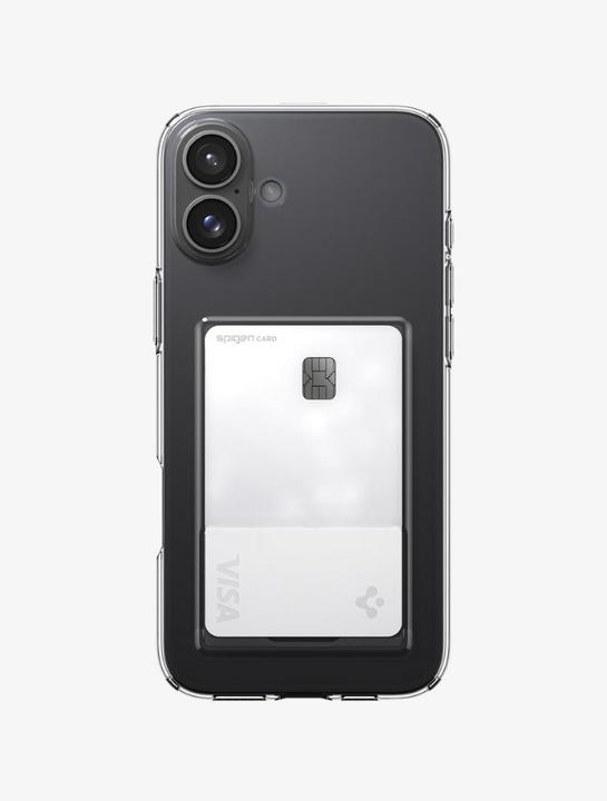 Actual product image Spigen Crystal Slot iPhone 16 Case Crystal Clear (Apple iPhone 16)