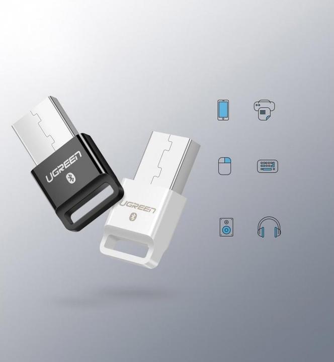 Image du produit Ugreen Adaptateur USB Bluetooth 4.0 Qualcomm aptX black - Adaptateur Bluetooth (Emetteur & Récepteur)