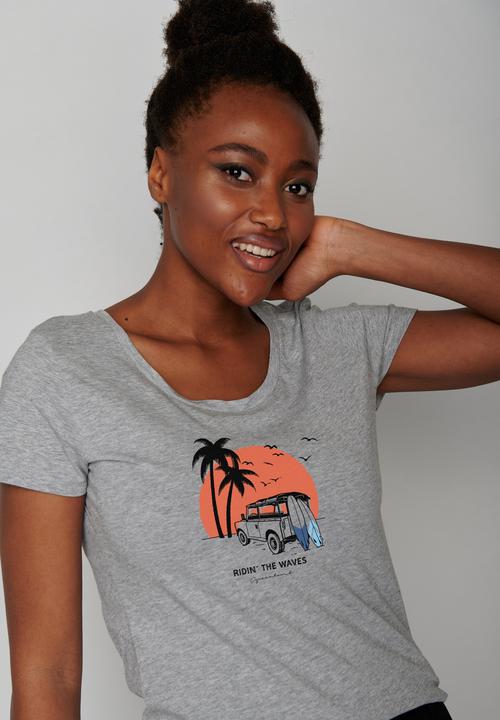 Immagine prodotto Greenbomb Women's Nature Beach Trip Loves T-Shirt (XS)