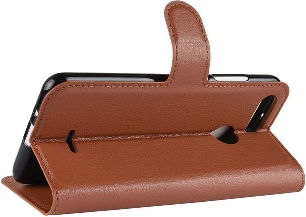 Actual product image MU Classic Litchi Leather Bookcover Series (Xiaomi Redmi 6)