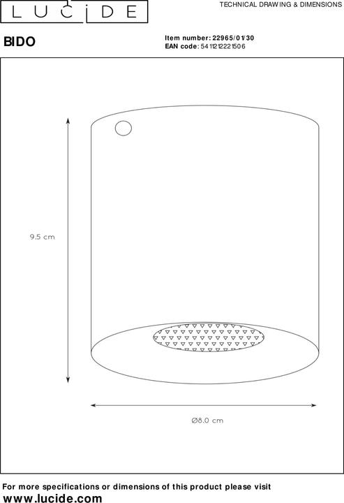 Produktbild Lucide Bido (GU10)