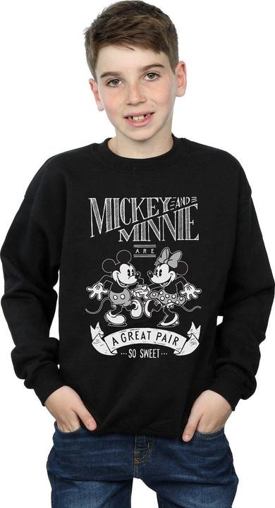 Actual product image Disney Boys Mickey And Minnie Mouse Great Pair Sweatshirt (116)
