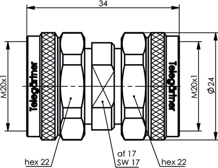 Image du produit Telegärtner Connecteur 4.3-10