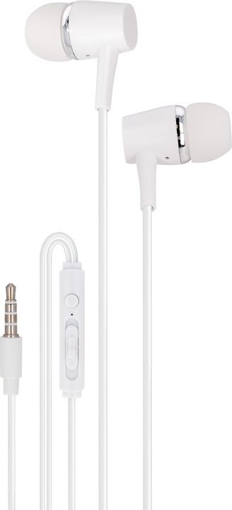 Setty wired earphones white (Cable)