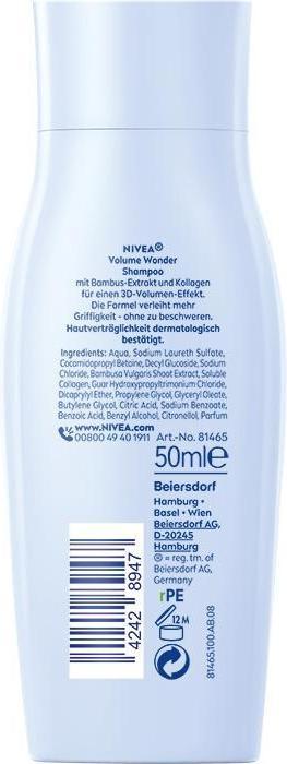 Actual product image NIVEA Volume & Strength pH-Balance Mini (50 ml, Liquid shampoo)