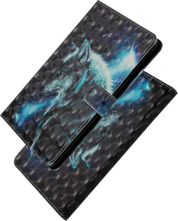 Actual product image Cover-Discount iPad 10.2 - Case Glitter Effect Wolf (iPad 10.2)