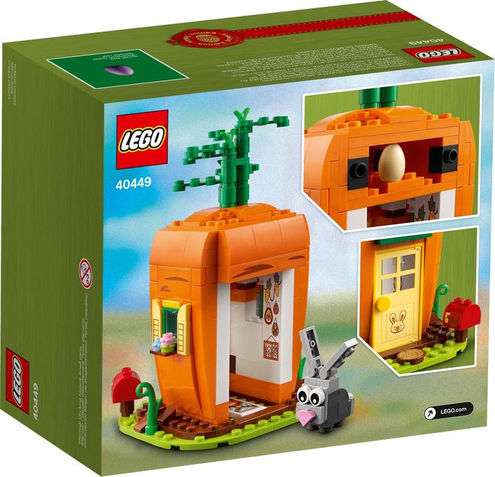 Actual product image LEGO Easter Bunny Carrot House (40449, LEGO Rare Sets)