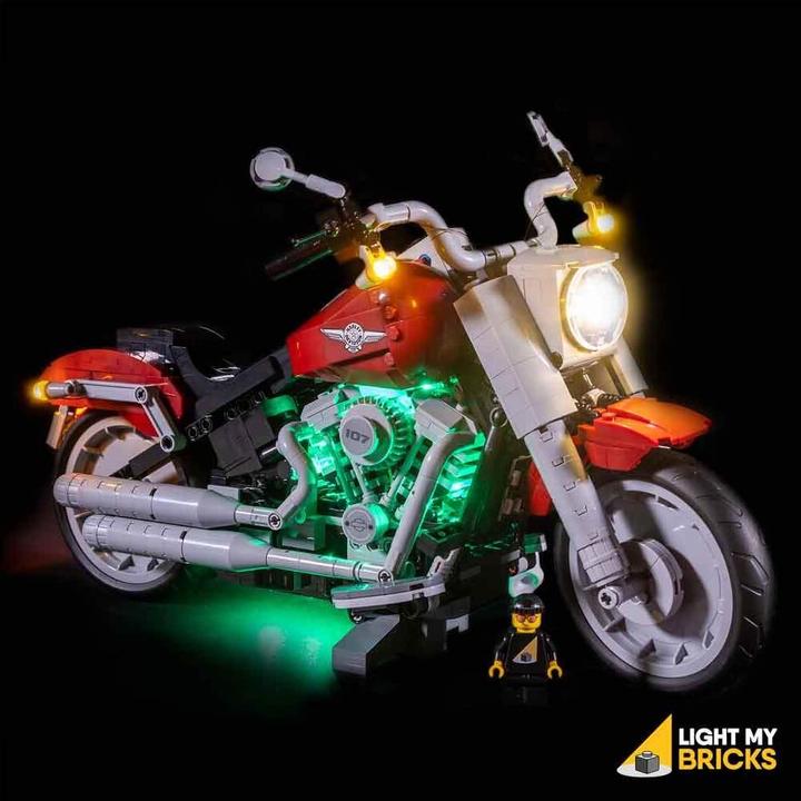 Produktbild Light my bricks LED Licht Set für LEGO Harley-Davidson Fat Boy
