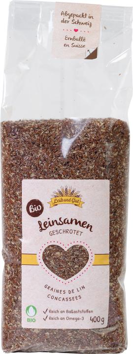 Image du produit Leib und Gut Graines de lin concassées (400 g)