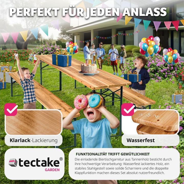 Image du produit tectake Garniture de tente à bière (219 cm)