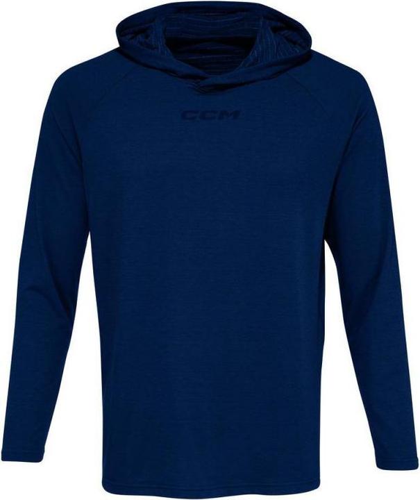 Actual product image CCM Long-sleeved premium training hoodie (M, temno siva (mottled grey)) (M)