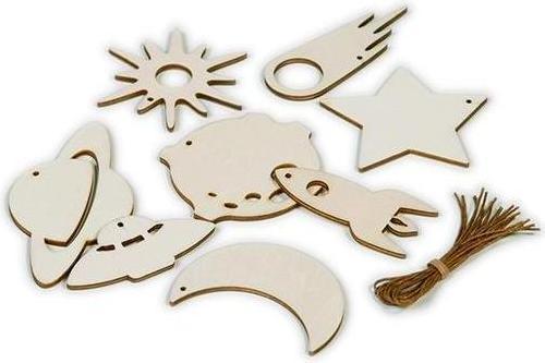 Actual product image Luka Zajc Design Space WOOD decoration MEDIUM - 24 pcs (24 -part)