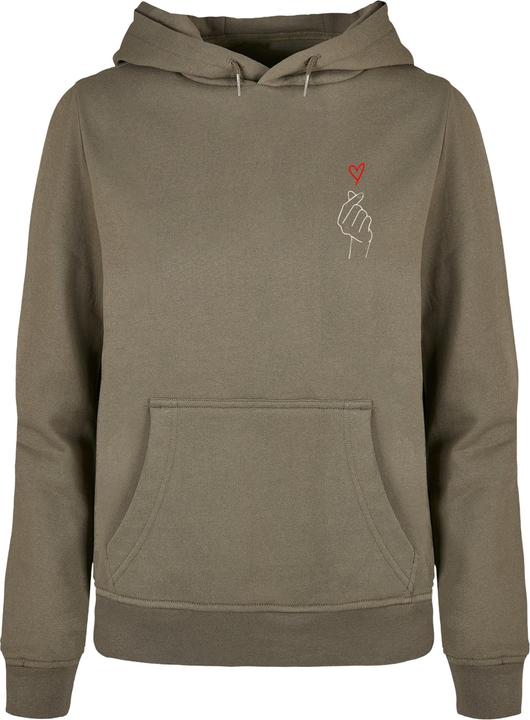 Merchcode Ladies K Heart Basic Hoody - 127025 (L)