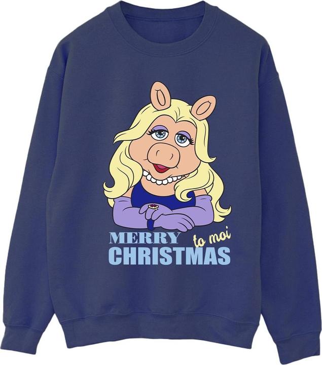 Immagine prodotto Disney Muppets Miss Piggy Queen of Holidays Felpa Donna (S)