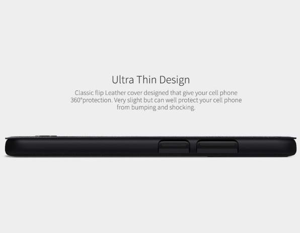 Actual product image Nillkin Qin Series (Xiaomi Mi Note 10)