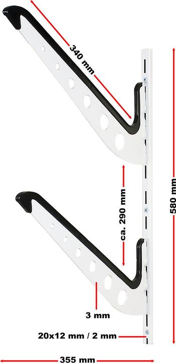 Image du produit Wiltec Support mural pour planche à voile
