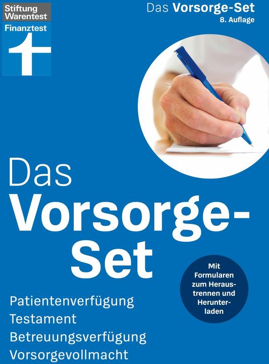 Produktbild Das Vorsorge-Set (Deutsch, Stiftung Warentest, 2024)