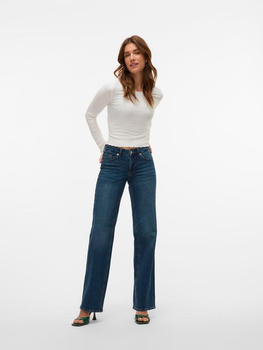 Actual product image Vero Moda VMVANESSA Niedrige Taille Weiter Beinschnitt Jeans Weit geschnitten (W27/L34)