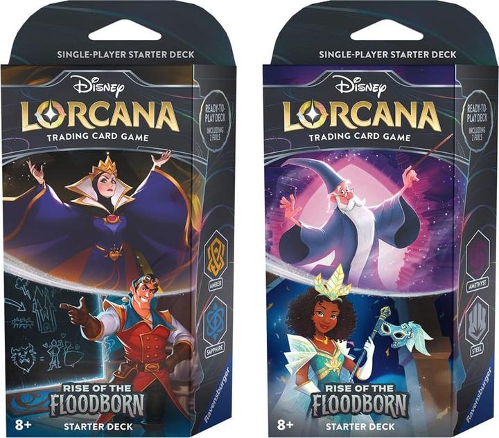 Actual product image Disney Lorcana TCG Rise of the Floodborn Starter Decks Display (8) *English Edition* (English, Booster display)