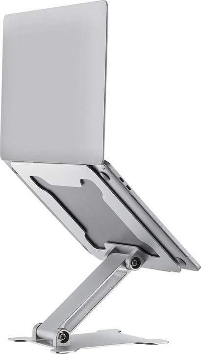Actual product image Gembird Składana podstawka pod notebooka srebrna