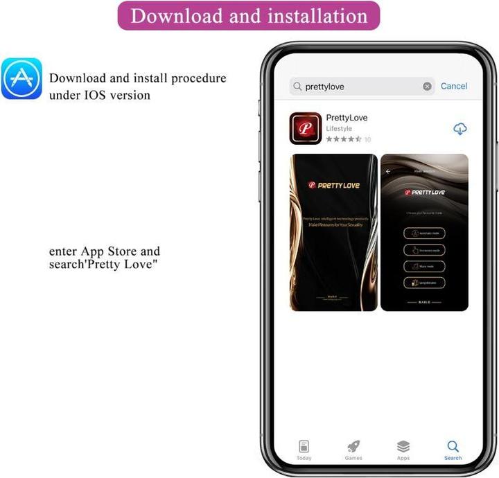 Productafbeelding Pretty Love Nymph Vibrerend Ei App-Gestuurd Paars