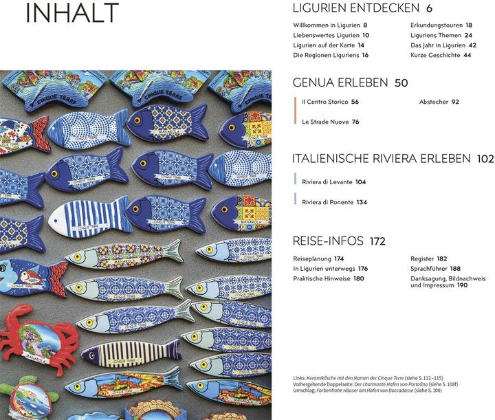 Nutritional values and ingredients DK Vis a Vis Ligurien,Genua&Cinque 0 (German, DK Verlag Travel, 2024)