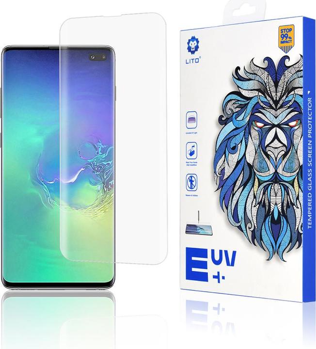 Produktbild Lito - 3D UV Glass - Samsung Galaxy S10 Plus - Clear (1 Stück, Samsung Galaxy S10+)