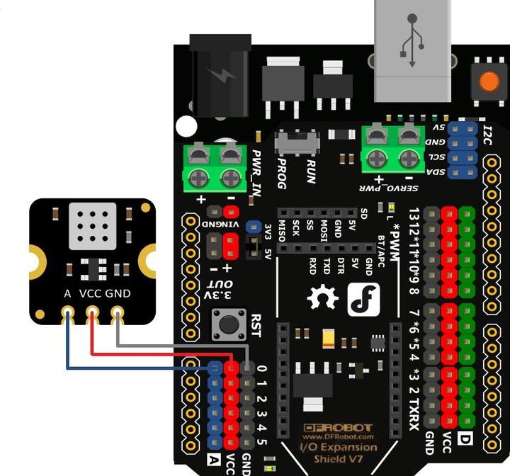 Produktbild DFRobot Fermion Odor Geruchsgas analoger Gassensor