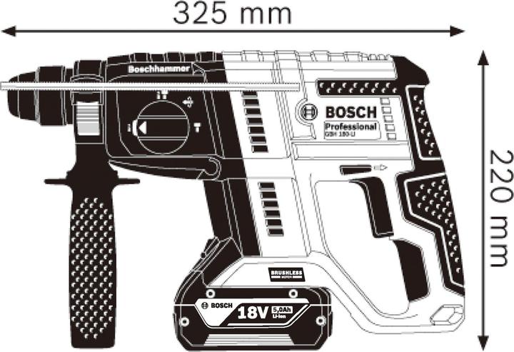 Produktbild Bosch Professional GBH 18V-21 (Akkubetrieb)