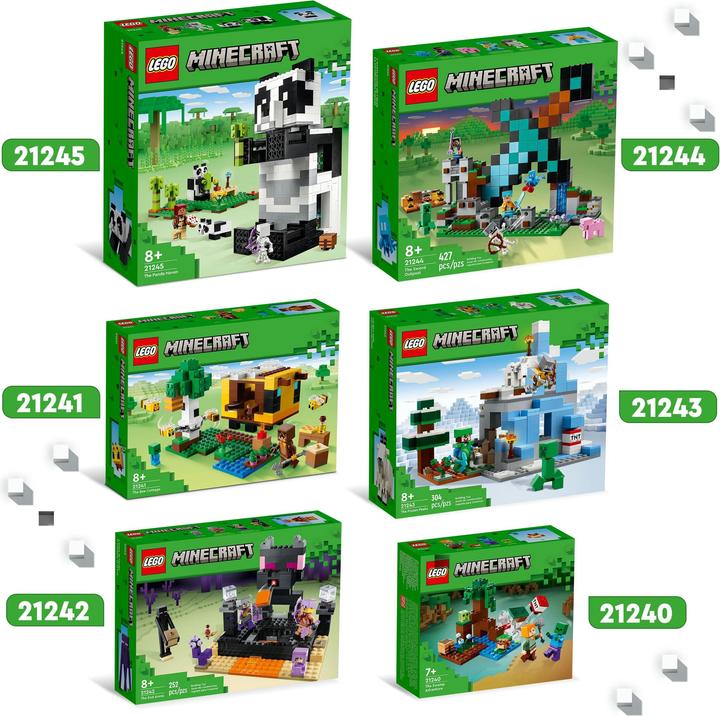 Produktbild LEGO Die Vereisten Gipfel (21243, LEGO Minecraft)